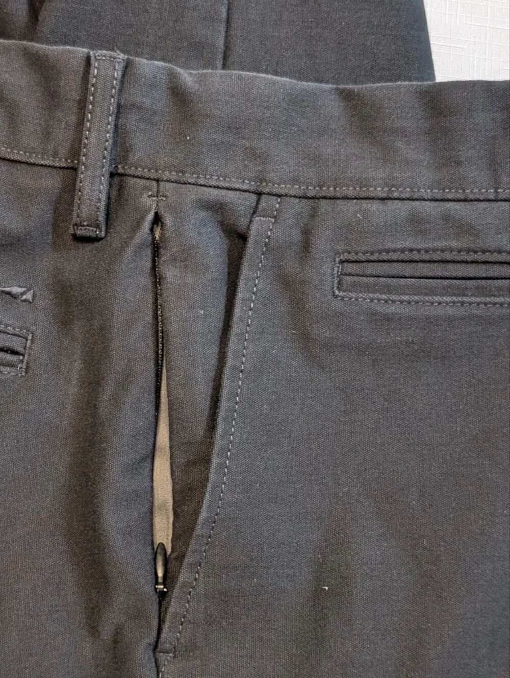 NWT J.Crew 484 Slim-Fit Black Chino Pants 4-Way Stretch Size 30x30